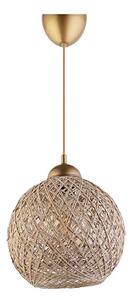 Luster na lanku JUTE 1xE27/60W/230V béžová