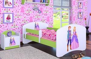 Detská posteľ bez šuplíku 180x90cm PRINC A PRINCEZNÁ