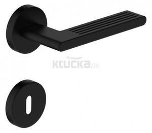 RK.C3 CAPRI kľučka na dvere / kľúč čierna, Čierna na Kľúč