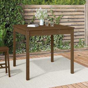 Maison Exclusive - Záhradný stôl medovo hnedý 82,5x82,5x76 cm masívne drevo borovica