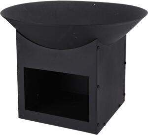 Prenosný liatinový záhradný krb 57 cm