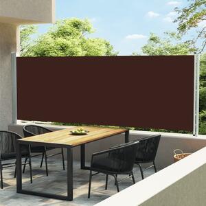Maison Exclusive – bočná markíza s výsuvom 600 x 160 cm, hnedá