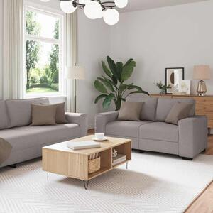 Maison Exclusive – 2-dielna sedacia súprava s vankúšmi, látka v odtieni taupe