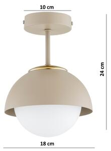 Brilagi - Prisadené stropné svietidlo COSMO 1xE27/60W/230V béžová/zlatá