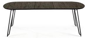 Rozkladací jedálenský stôl s doskou v dekore jaseňového dreva 90x140 cm Norfort – Kave Home