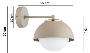 Brilagi - Nástenné svietidlo COSMO 1xE27/60W/230V béžové/zlaté