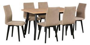 Jedálenský set stôl OSLO 5, stolička LUNA 2