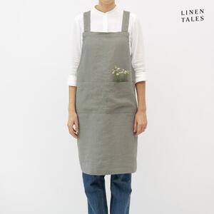 Ľanová zástera Khaki – Linen Tales