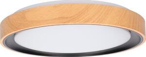 Brilagi - LED stropné svietidlo FLOCO LED/24W/230V, priemer 30 cm, drevo/čierna