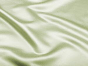 Látka polyesterový satén LUX-025 Olivovo zelená - šírka 150 cm