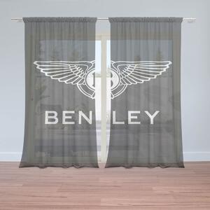 Sablio Záclony Logo Bentley Čierny: 2ks 150x250cm