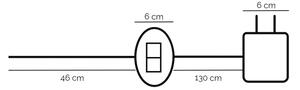 ONLI - LED stolná lampa RINGS LED/17W/230V 4000K 37 cm čierna