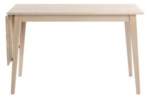Matne lakovaný sklápací dubový jedálenský stôl Rowico Mimi, 120 x 80 cm