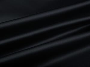 Biante Saténový oválny obrus polyesterový Satén LUX-026 Čierny 100x140 cm