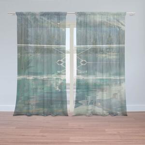 Sablio Záclony Hydroplán na horskom jazere: 2ks 150x250cm