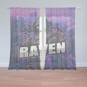 Sablio Záclony FORTNITE RAVEN Steampunk mesto: 2ks 150x250cm