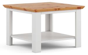 Konferenčný stolík, borovica, farba biela - prírodná borovica, séria Marone Elite