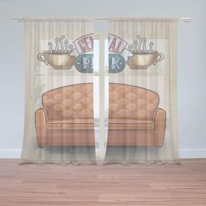 Sablio Záclony Seriál Priatelia CENTRAL PERK Gauč: 2ks 150x250cm
