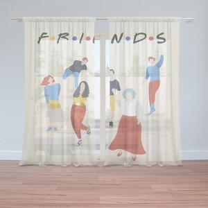 Sablio Záclony Seriál Priatelia FRIENDS Postavy: 2ks 150x250cm