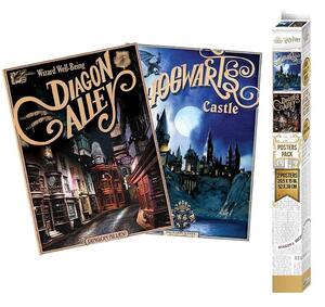 Darčekový set Harry Potter - Retro Hogwarts & Diagon Alley