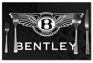 Sablio Prestieranie Logo Bentley Čierny: 40x30cm