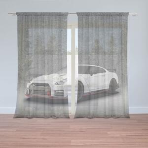 Sablio Záclony Nissan GTR 35 Sivý: 2ks 150x250cm