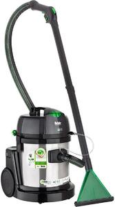 Fakir Deluxe 9800s, 2200 W, Cylindrový vysávač, Suché a mokré, 22 L, Čierna, Strieborná