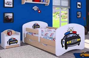 Detská posteľ so zásuvkou 180x90cm POLÍCIA