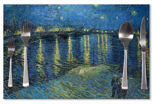 Sablio Prestieranie Hviezdna noc nad Rhônou - Vincent van Gogh: 40x30cm