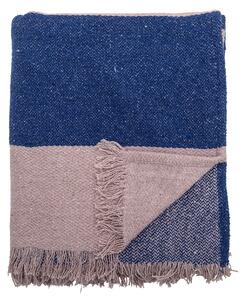 Prehoz z recyklovanej bavlny Cadeo Blue 130 x 160 cm