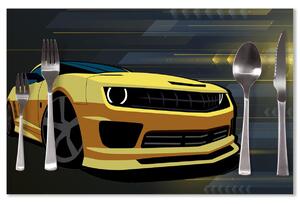 Sablio Prestieranie Chevrolet Camaro Pruhy: 40x30cm