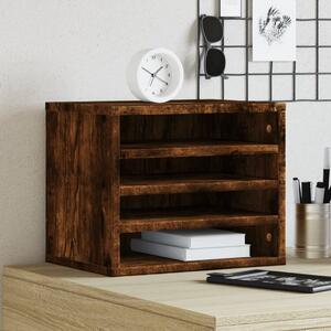 Maison Exclusive - Organizér na písací stôl, dymový dub, 36 x 26 x 29,5 cm, drevený materiál