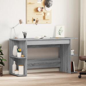 Maison Exclusive - písací stôl sivý Sonoma 140x50x75 cm drevený materiál