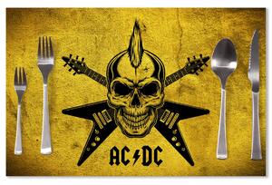 Sablio Prestieranie ACDC Lebka: 40x30cm