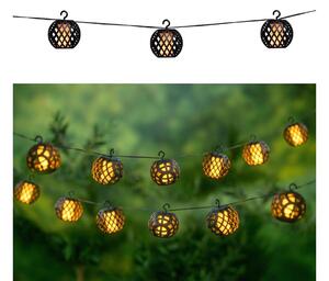 LED Solárna reťaz 3,8m 8xLED/1,2V