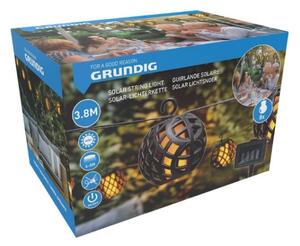 LED Solárna reťaz 3,8m 8xLED/1,2V
