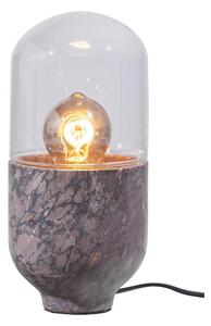 Stolná lampa ASEL 1xE27/25W/230V mramor šedá/hnedá