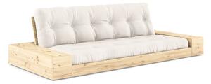 Krémová rozkladacia pohovka 244 cm Base – Karup Design