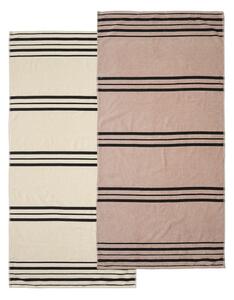 Béžová plážová osuška 75x150 cm Banded Stripe – Catherine Lansfield