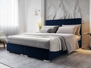 Manželská posteľ 180x200 HENIO - modrá