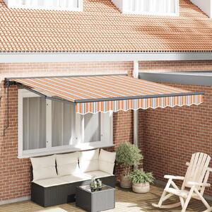 Maison Exclusive – rám markízy v modrej a oranžovej farbe, 350 x 250 cm