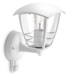 Philips 15388/31/16 - Vonkajšie nástenné svietidlo s čidlom MYGARDEN CREEK 1xE27/60W/230V