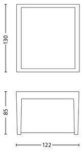Philips 17302/30/16 - LED Vonkajšie svietidlo MACAW LED/3W/230V IP44 2700K