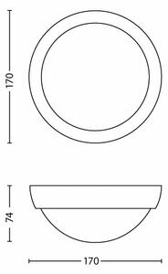 Philips 17304/30/16 - LED Vonkajšie svietidlo MYGARDEN EAGLE LED/3,5W IP44