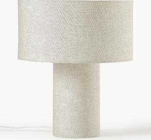 Ľanová stolová lampa Ron