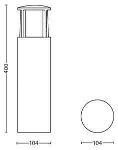 Philips 16466/93/16 - Vonkajšie LED svietidlo MYGARDEN STOCK LED/6W/230V IP44
