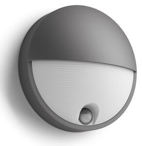 Philips 16456/93/16 - LED vonkajšie svietidlo s čidlom CAPRICORN LED/6W IP44