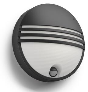 Philips 17297/30/16 -LED vonkajšie svietidlo so senzorom YARROW LED/6W/230V IP44