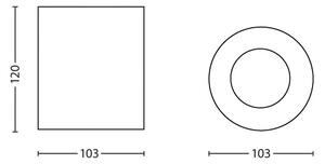 Philips 56330/30/PN - Philips - Bodové svietidlo 1xGU10/20W/230V