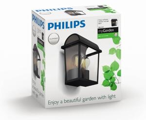 Philips 17235/30/PN - Vonkajšie nástenné svietidlo HARVEST 2xE27/42W/230V IP44